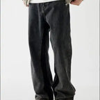 Weila Straight Loose American High Street Vibe Fashion Brand Casual Jeans