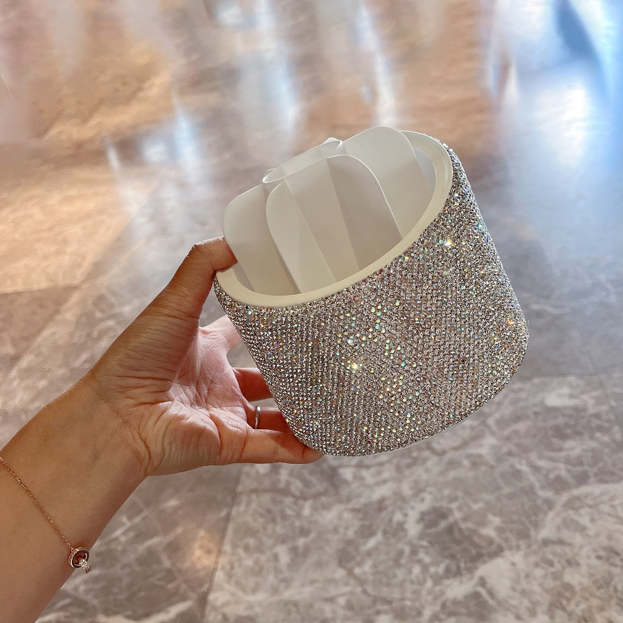 Rotate Makeup Brush Storage Bucket