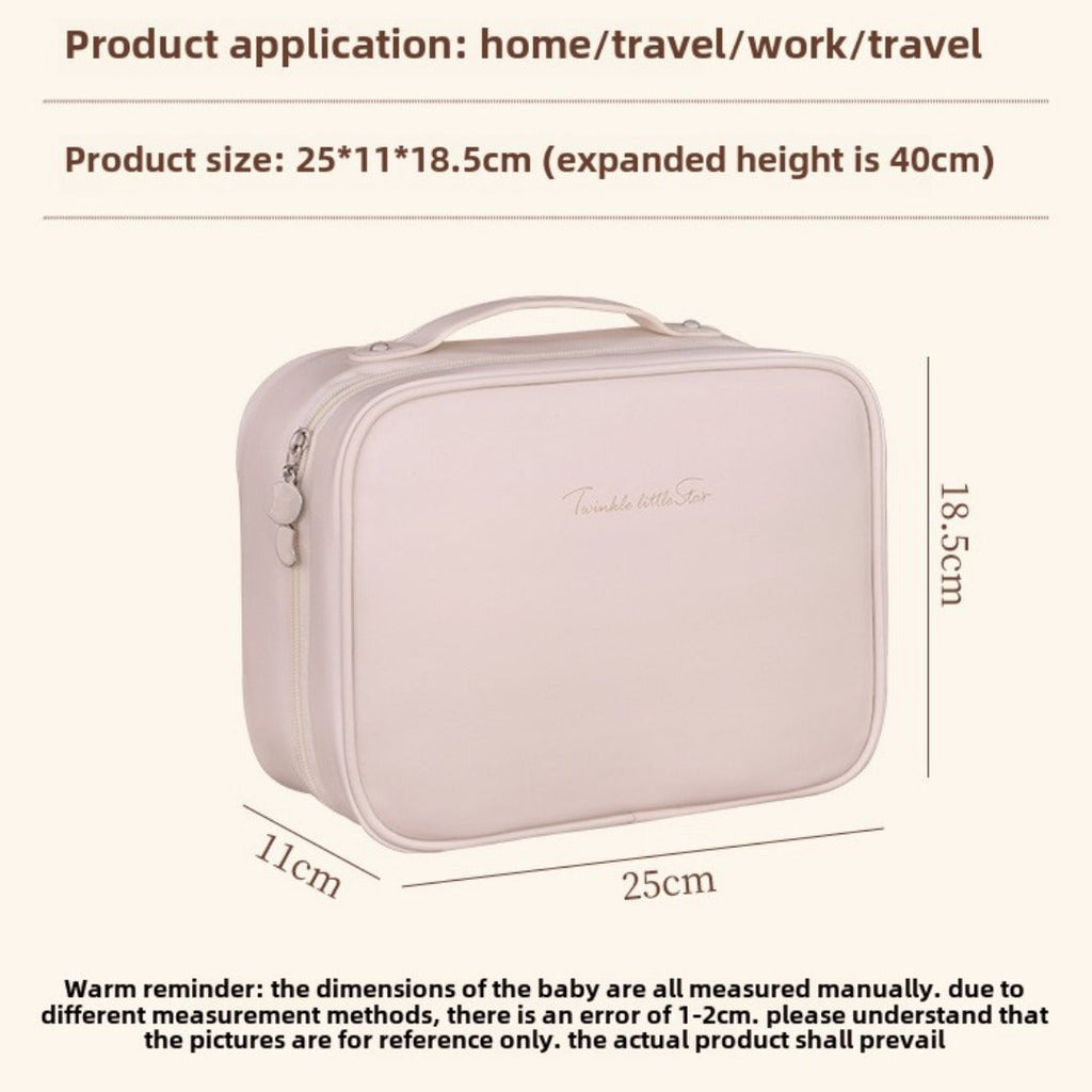 Multifunctional cosmetic bag, large capacity waterproof cosmetic bag, storage bag, makeup bag organizer,Makeup bag with compartments, - SJB-DIAMOND ELITES
