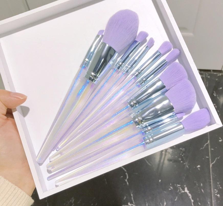 Purple Makeup Brush Set Pi-Mart