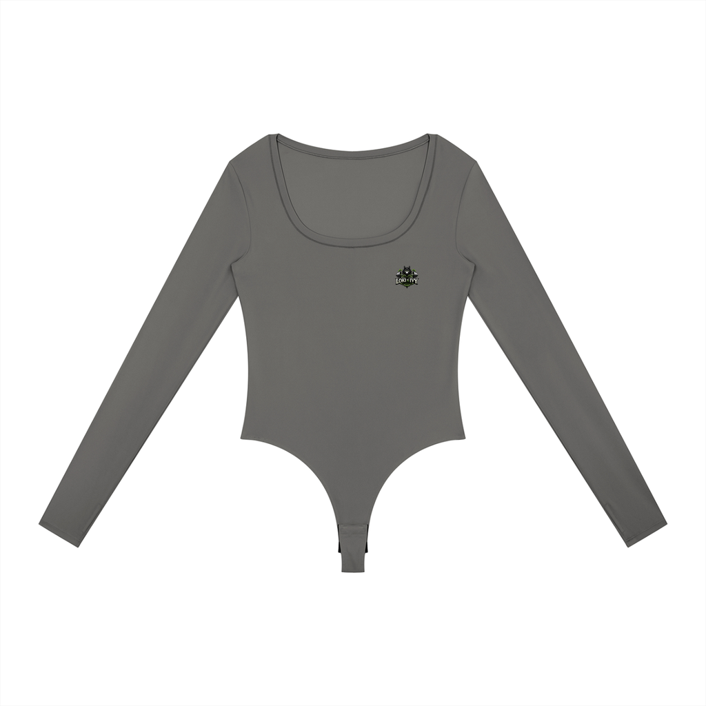 Loki & Ivy Women's Tight Long Sleeve Yoga Bodysuit