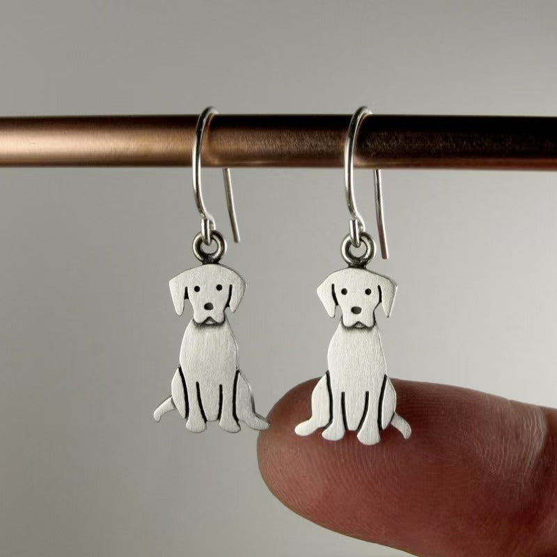 Female Versatile Retro Creative Small Animal Earrings Pi-Mart