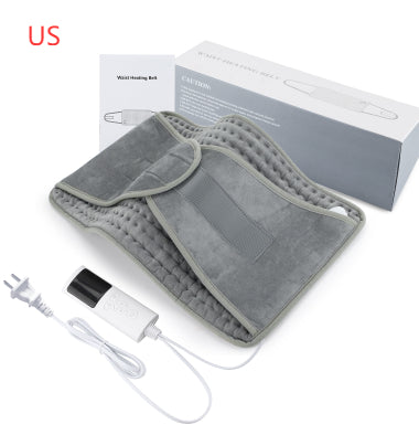 Back Heating Support Belt Heated Waist Brace With Adjustable Temperature Warm Back Belt Abdomen Warmer Lumbar Support Pad Pi-Mart
