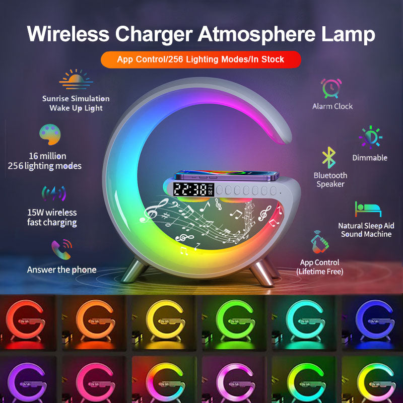 Bluetooth Speaker Wireless Charger Lamp - SJB-DIAMOND ELITES