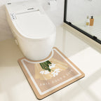 Bathroom Absorbent Non-slip Carpet Floor Mat Pi-Mart
