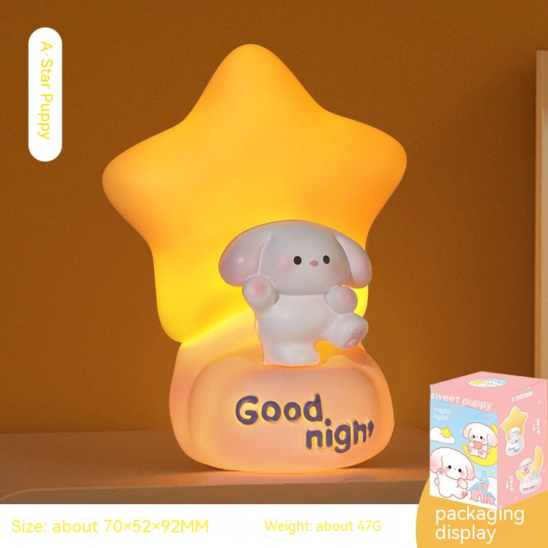 Sweet Puppy Small Night Lamp Cute Cartoon Pi-Mart