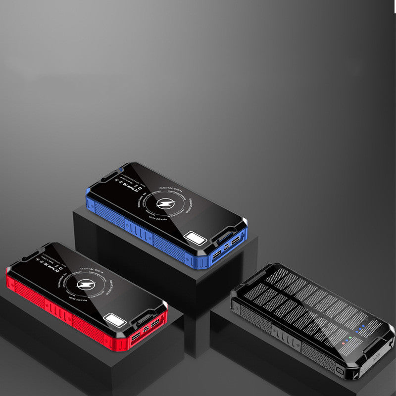 Wireless Charging Of Solar Mobile Power 30000mA Pi-Mart
