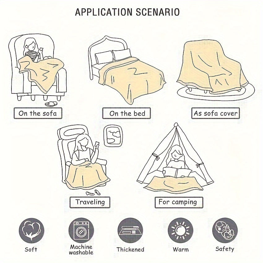 Soft & Cozy 1pc Flannel Throw Blanket - Warm Couch & Bed Accessory - Perfect Mom to Son Gift for Birthday, Graduation Lootquake LLC