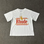 2026 Cotton Letter Printed Loose Couple T-Shirt