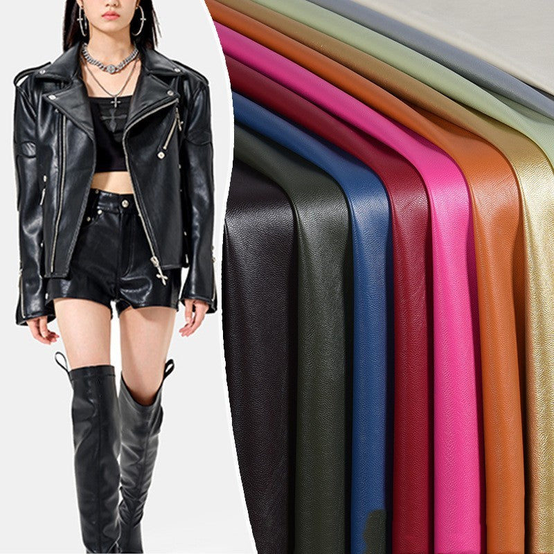 Artificial Leather Motorcycle Jacket Clothing Fabric Pi-Mart