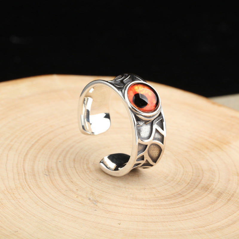 S925 Sterling Silver Adjustable Hip Hop Ring