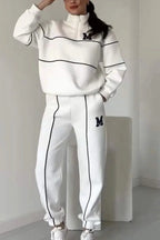 Hoodless Pullover Sweatshirt Sets Pi-Mart