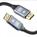 1m/2m/5m High Speed 1.4Gbp Slim and Flexible Ultra HD 8K 4K 144Hz 165Hz Display Port Adapter For Monitor PC Laptop Projector Stevvex