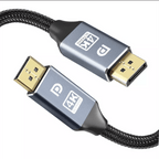 1m/2m/5m High Speed 1.4Gbp Slim and Flexible Ultra HD 8K 4K 144Hz 165Hz Display Port Adapter For Monitor PC Laptop Projector Stevvex