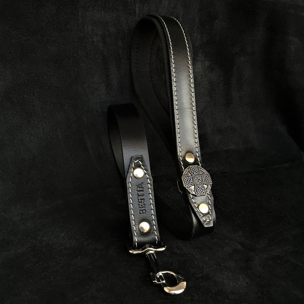 The "Maximus Silver" leash - SJB-DIAMOND ELITES