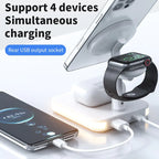 3 In 1 Magnetic Wireless Charger Stand Pi-Mart