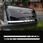1Pair Car Rear View Mirror Sticker Reflective Decal Vinyl Sticker Decal Stripe Sticker  Car Rear View Mirror Stickers Car Body Stickers Waterproof Reflective Car Side Stickers Auto Side Stripe Decals  Side Mirror Reflective Decals Auto Rearview Stickers Stevvex