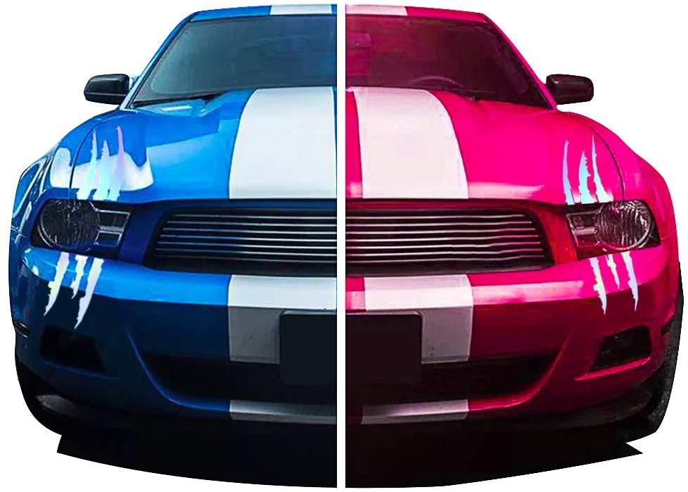 1Pair Car Rear View Mirror Sticker Reflective Decal Vinyl Sticker Decal Stripe Sticker  Car Rear View Mirror Stickers Car Body Stickers Waterproof Reflective Car Side Stickers Auto Side Stripe Decals  Side Mirror Reflective Decals Auto Rearview Stickers Stevvex