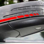 1Pair Car Rear View Mirror Sticker Reflective Decal Vinyl Sticker Decal Stripe Sticker  Car Rear View Mirror Stickers Car Body Stickers Waterproof Reflective Car Side Stickers Auto Side Stripe Decals  Side Mirror Reflective Decals Auto Rearview Stickers Stevvex