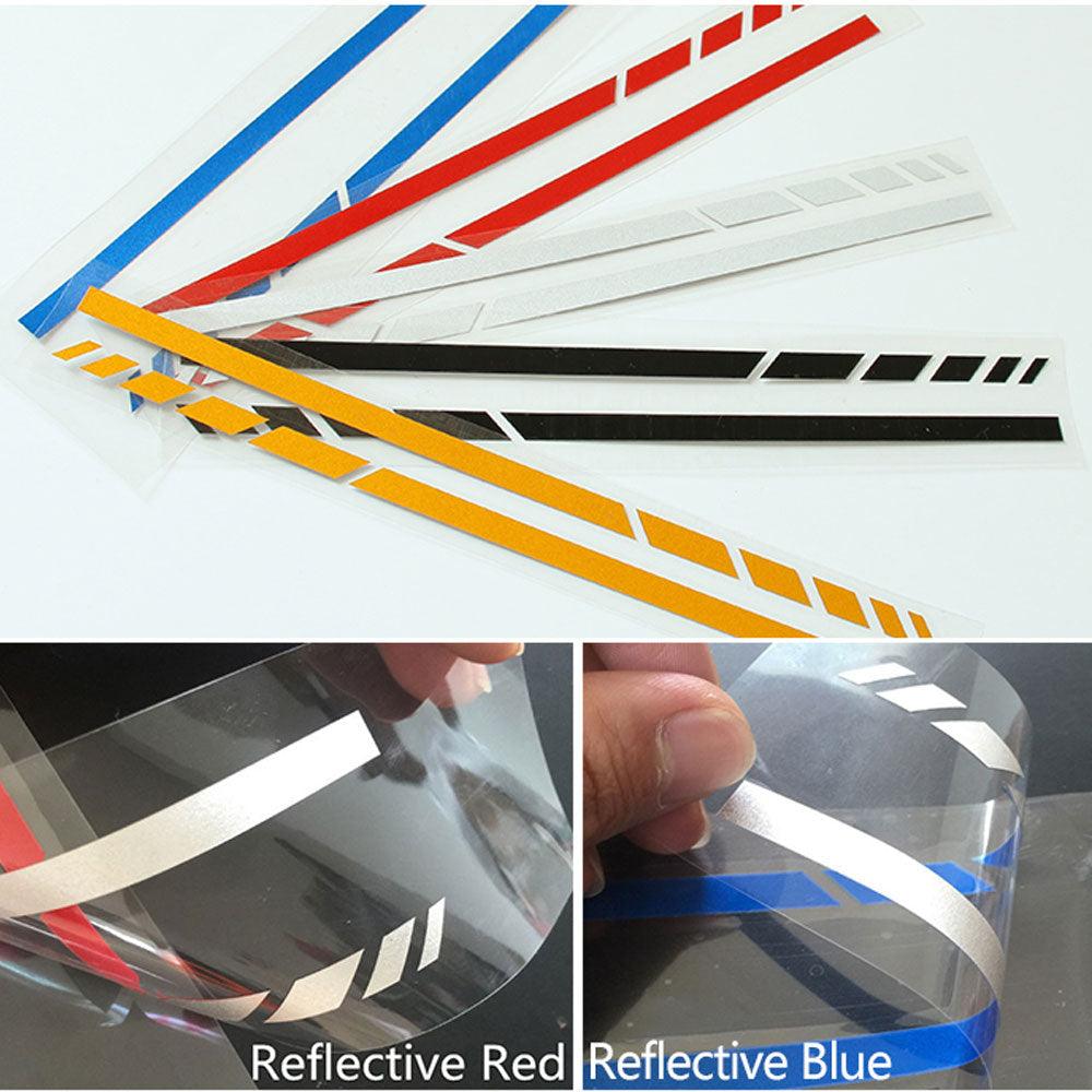1Pair Car Rear View Mirror Sticker Reflective Decal Vinyl Sticker Decal Stripe Sticker  Car Rear View Mirror Stickers Car Body Stickers Waterproof Reflective Car Side Stickers Auto Side Stripe Decals  Side Mirror Reflective Decals Auto Rearview Stickers Stevvex