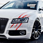 1Pair Car Rear View Mirror Sticker Reflective Decal Vinyl Sticker Decal Stripe Sticker  Car Rear View Mirror Stickers Car Body Stickers Waterproof Reflective Car Side Stickers Auto Side Stripe Decals  Side Mirror Reflective Decals Auto Rearview Stickers Stevvex