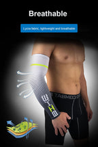 1Pair Cool Men Cycling Running UV Sun Protection Arm Cover Protective Arm Sleeve Bike Sport Arm Warmers Arm Sleeves Hand Sleeves For Biking Cycling Golf Outdoor Sports Outdoor Arm Sleeves Arm Cover For Men Stevvex