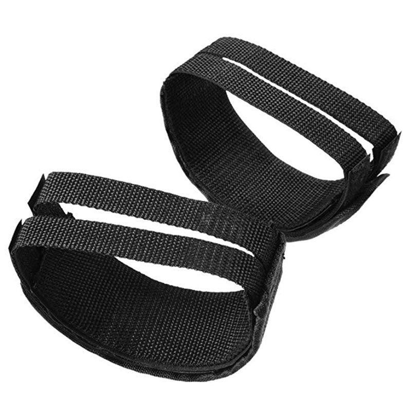 1pair Nylon Bicycle Pedal Straps Toe Clip Foot Strap Belt Adhesively Bicycle Pedal Tape Fixed Gear Bike Cycling Cover Universal Bicycle Fixed Strap Anti-Slip Double Adhesive Pedal Toe Clip Strap Cycling Pedal Accessory Stevvex