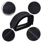 1pair Nylon Bicycle Pedal Straps Toe Clip Foot Strap Belt Adhesively Bicycle Pedal Tape Fixed Gear Bike Cycling Cover Universal Bicycle Fixed Strap Anti-Slip Double Adhesive Pedal Toe Clip Strap Cycling Pedal Accessory Stevvex