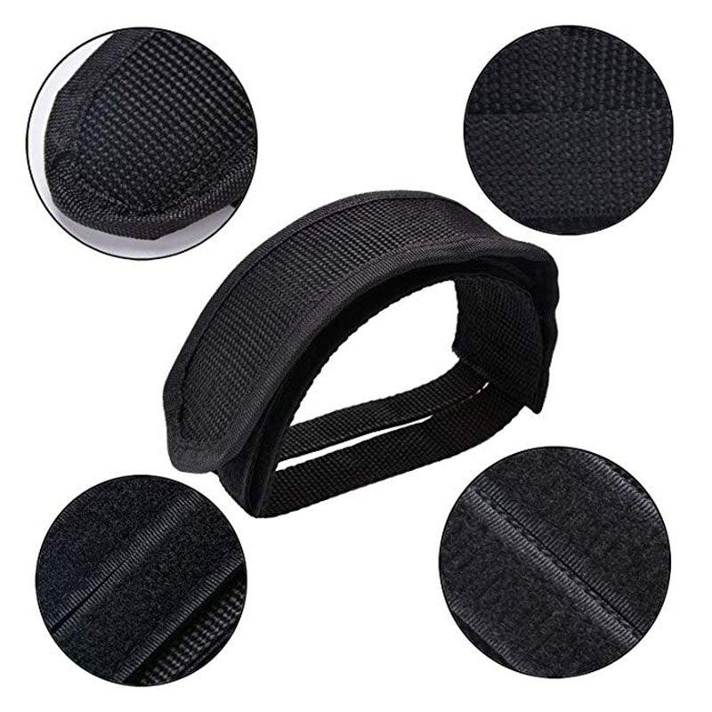 1pair Nylon Bicycle Pedal Straps Toe Clip Foot Strap Belt Adhesively Bicycle Pedal Tape Fixed Gear Bike Cycling Cover Universal Bicycle Fixed Strap Anti-Slip Double Adhesive Pedal Toe Clip Strap Cycling Pedal Accessory Stevvex