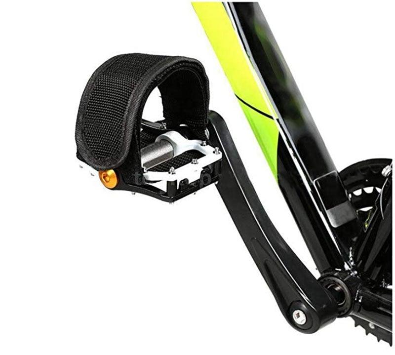 1pair Nylon Bicycle Pedal Straps Toe Clip Foot Strap Belt Adhesively Bicycle Pedal Tape Fixed Gear Bike Cycling Cover Universal Bicycle Fixed Strap Anti-Slip Double Adhesive Pedal Toe Clip Strap Cycling Pedal Accessory Stevvex