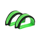 1pair Nylon Bicycle Pedal Straps Toe Clip Foot Strap Belt Adhesively Bicycle Pedal Tape Fixed Gear Bike Cycling Cover Universal Bicycle Fixed Strap Anti-Slip Double Adhesive Pedal Toe Clip Strap Cycling Pedal Accessory Stevvex