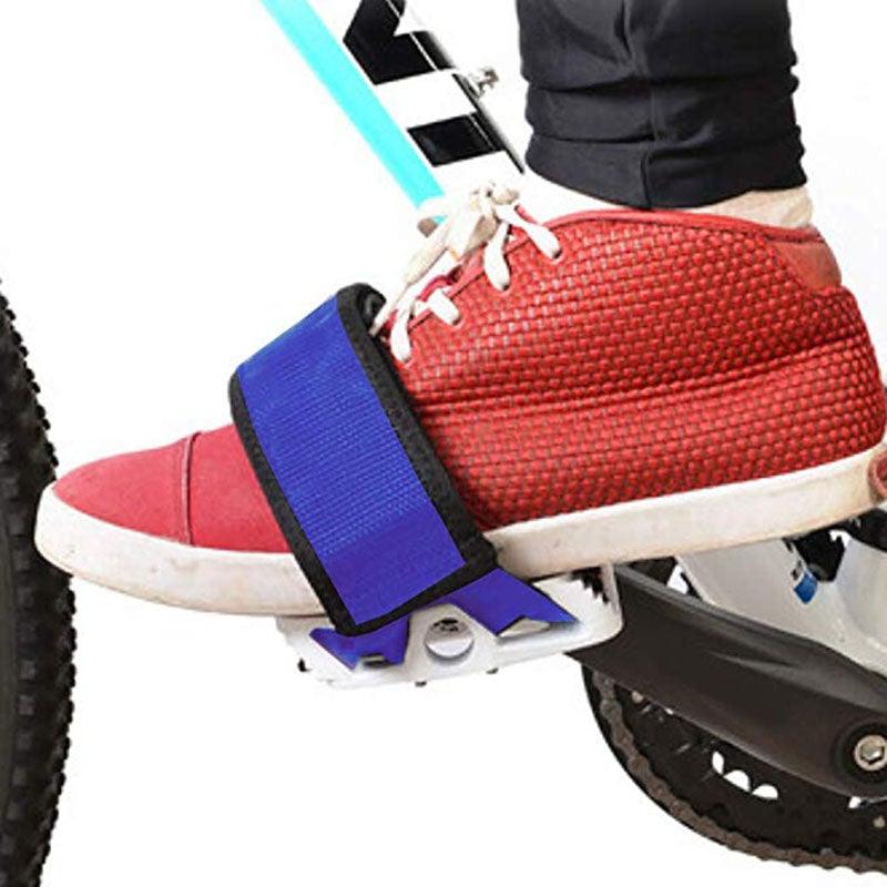 1pair Nylon Bicycle Pedal Straps Toe Clip Foot Strap Belt Adhesively Bicycle Pedal Tape Fixed Gear Bike Cycling Cover Universal Bicycle Fixed Strap Anti-Slip Double Adhesive Pedal Toe Clip Strap Cycling Pedal Accessory Stevvex