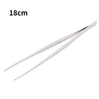 1PC Barbecue Accessories Food Tongs Food Clip Stainless Steel Tweezers Clip Buffet Restaurant Tools Kitchen Gadgets Stainless Steel Barbecue Tweezers Stevvex