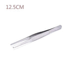 1PC Barbecue Accessories Food Tongs Food Clip Stainless Steel Tweezers Clip Buffet Restaurant Tools Kitchen Gadgets Stainless Steel Barbecue Tweezers Stevvex