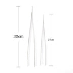 1PC Barbecue Accessories Food Tongs Food Clip Stainless Steel Tweezers Clip Buffet Restaurant Tools Kitchen Gadgets Stainless Steel Barbecue Tweezers Stevvex