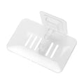 1PC Bathroom Shower Soap Box Dish Storage Plate Tray Holder Case Wall-mounted Soap Holder Housekeeping Container Soap Dish Drainer Tray - Suction Cup Soap Dish Holder Wall Mounted for Bathroom Shower Pack Stevvex