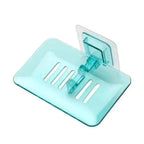 1PC Bathroom Shower Soap Box Dish Storage Plate Tray Holder Case Wall-mounted Soap Holder Housekeeping Container Soap Dish Drainer Tray - Suction Cup Soap Dish Holder Wall Mounted for Bathroom Shower Pack Stevvex