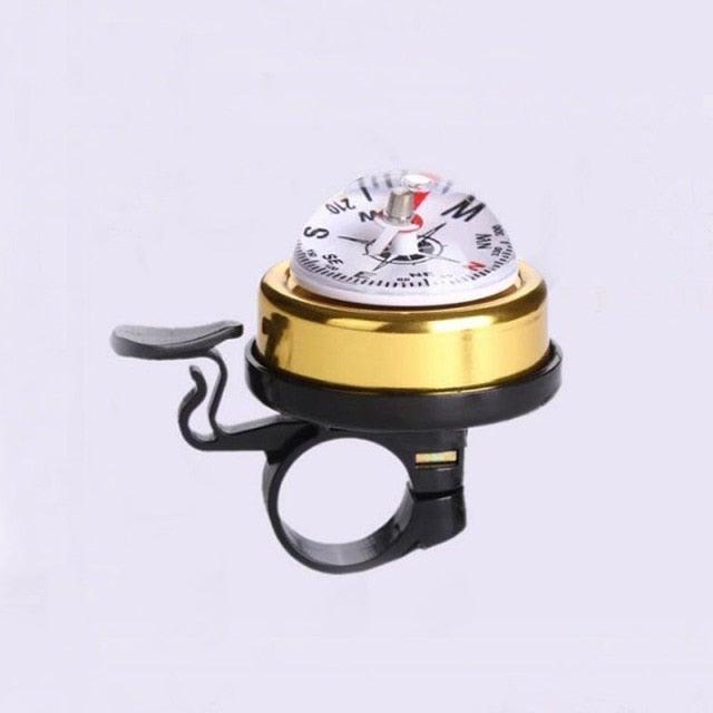 1PC Bicycle Bell Bike Compass Bicycle Bells Mountain Bike Handlebar Compass Ring Aluminum Cycling Bicycle Accessories Bike Horn Bicycle Bell Aluminum Alloy Ring Bell Horn Sound Alarm Mountain Bike Bell Compass Bell Riding Equipment Accessories Stevvex