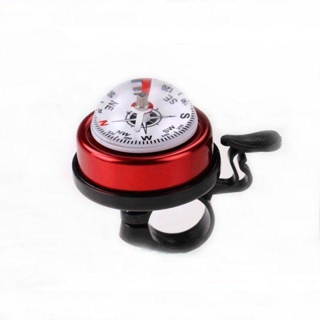 1PC Bicycle Bell Bike Compass Bicycle Bells Mountain Bike Handlebar Compass Ring Aluminum Cycling Bicycle Accessories Bike Horn Bicycle Bell Aluminum Alloy Ring Bell Horn Sound Alarm Mountain Bike Bell Compass Bell Riding Equipment Accessories Stevvex