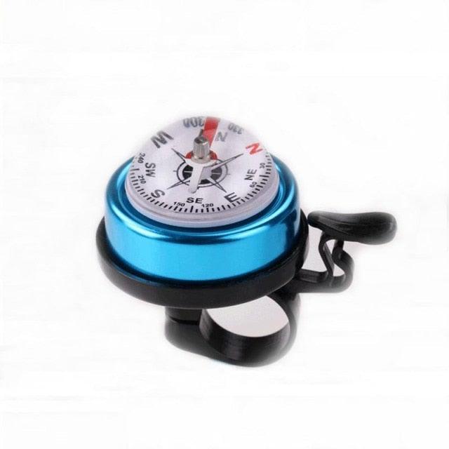 1PC Bicycle Bell Bike Compass Bicycle Bells Mountain Bike Handlebar Compass Ring Aluminum Cycling Bicycle Accessories Bike Horn Bicycle Bell Aluminum Alloy Ring Bell Horn Sound Alarm Mountain Bike Bell Compass Bell Riding Equipment Accessories Stevvex