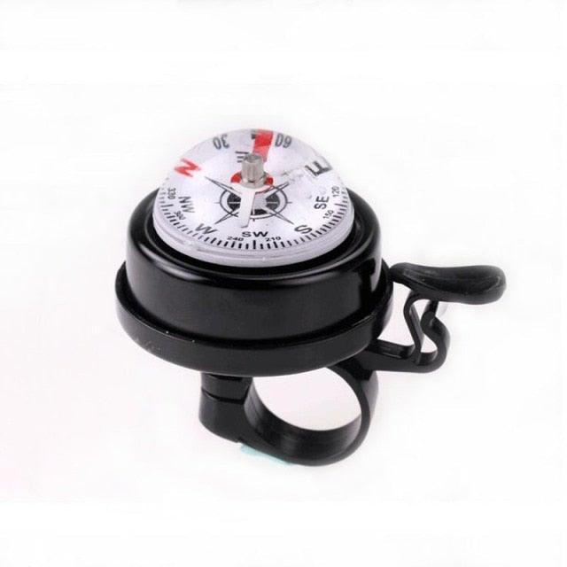 1PC Bicycle Bell Bike Compass Bicycle Bells Mountain Bike Handlebar Compass Ring Aluminum Cycling Bicycle Accessories Bike Horn Bicycle Bell Aluminum Alloy Ring Bell Horn Sound Alarm Mountain Bike Bell Compass Bell Riding Equipment Accessories Stevvex