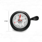 1PC Bicycle Bell Bike Compass Bicycle Bells Mountain Bike Handlebar Compass Ring Aluminum Cycling Bicycle Accessories Bike Horn Bicycle Bell Aluminum Alloy Ring Bell Horn Sound Alarm Mountain Bike Bell Compass Bell Riding Equipment Accessories Stevvex