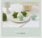 1pc Cactus Candle Handmade Delicate Cactus Candles For Birthday Party Wedding Spa Home Decoration Romantic Cute Soy Wax Aromatherapy Small Scented Relaxing Birthday Wedding Party Gift Home Decor Stevvex
