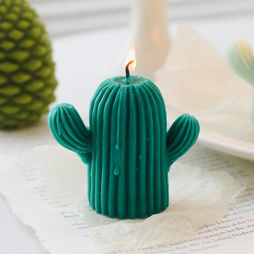 1pc Cactus Candle Handmade Delicate Cactus Candles For Birthday Party Wedding Spa Home Decoration Romantic Cute Soy Wax Aromatherapy Small Scented Relaxing Birthday Wedding Party Gift Home Decor Stevvex
