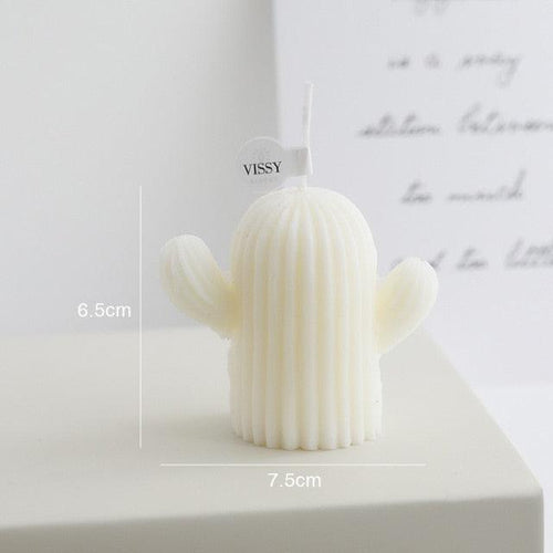 1pc Cactus Candle Handmade Delicate Cactus Candles For Birthday Party Wedding Spa Home Decoration Romantic Cute Soy Wax Aromatherapy Small Scented Relaxing Birthday Wedding Party Gift Home Decor Stevvex