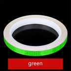 1PC Car Styling Reflective Stripe Tape Motorcycle Bike Body Rim Wheel Stripe Tape Stickers Decorative Reflective Wheel Rim Stripe Decal Sticker for Motorcycle Wheels Car Cycling Bike Bicycle Night Safety Decoration Stripe Universal Blue Red Yellow Stevvex