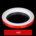 1PC Car Styling Reflective Stripe Tape Motorcycle Bike Body Rim Wheel Stripe Tape Stickers Decorative Reflective Wheel Rim Stripe Decal Sticker for Motorcycle Wheels Car Cycling Bike Bicycle Night Safety Decoration Stripe Universal Blue Red Yellow Stevvex