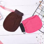 1PC Colorful Shower Bath Magic Peeling Glove Modern Exfoliating Tan Removal Skincare Soft Gloves For Shower  Body Scrubber Bath Accessories