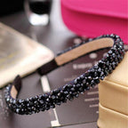 1Pc Crystal Rhinestone Pearl Hair Hoop Headband Bridal Wedding Hair Accessories Girl Beauty Headwear Headdress Women Headpieces Stevvex