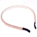1Pc Crystal Rhinestone Pearl Hair Hoop Headband Bridal Wedding Hair Accessories Girl Beauty Headwear Headdress Women Headpieces Stevvex